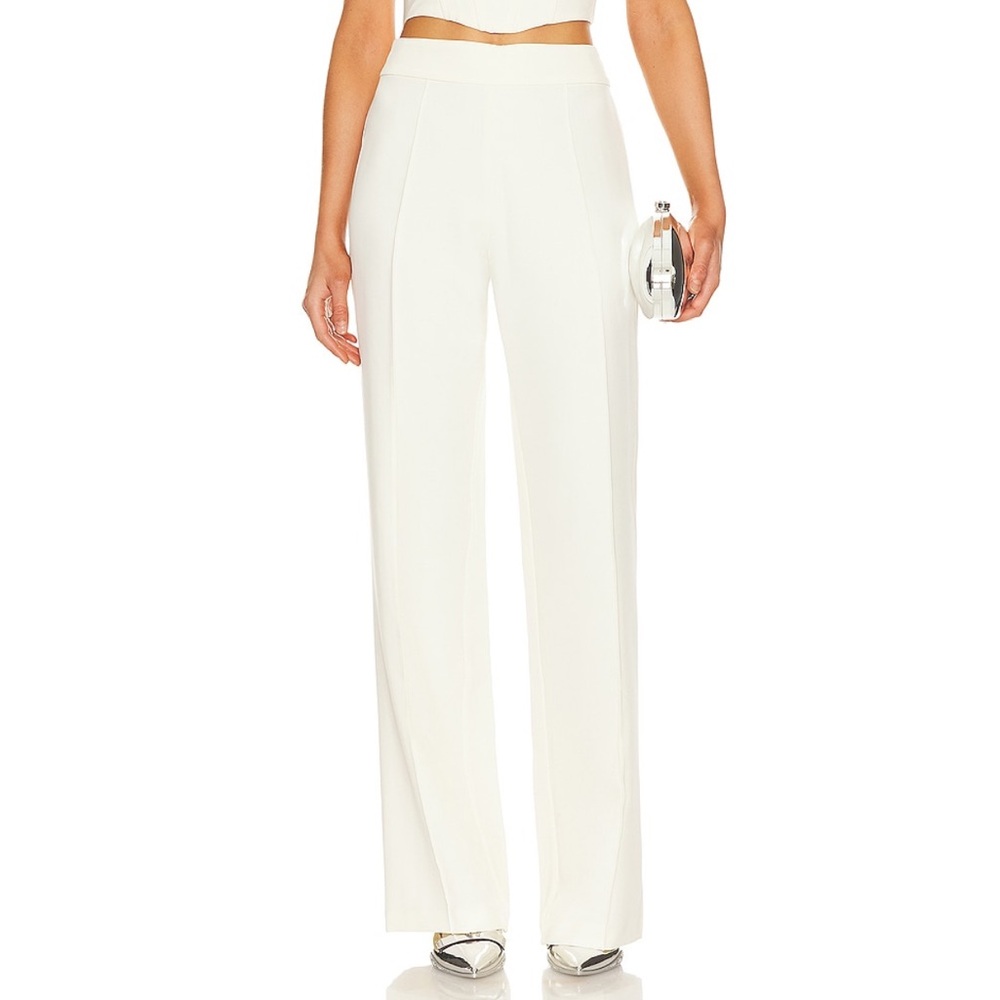 Astr White Wide-Leg Jumpsuit with Tailored Fit